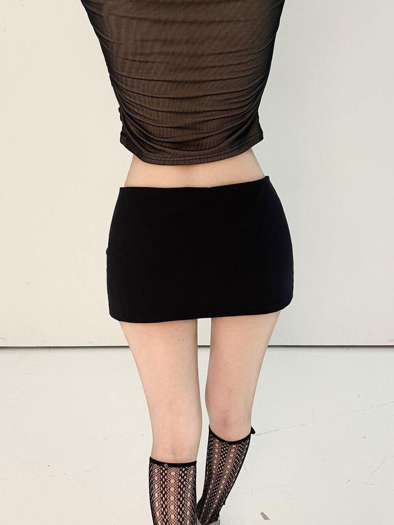 1017. Minimal span low mini sk-pt (2color)