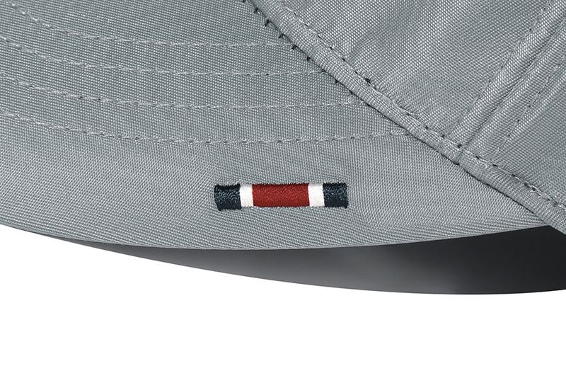 EARFLAP BUTTON BALL CAP_GREY