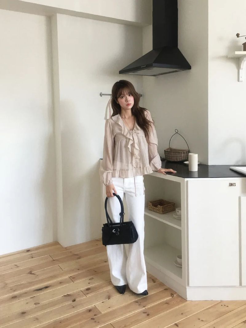 Legic bootcut cotton pants 