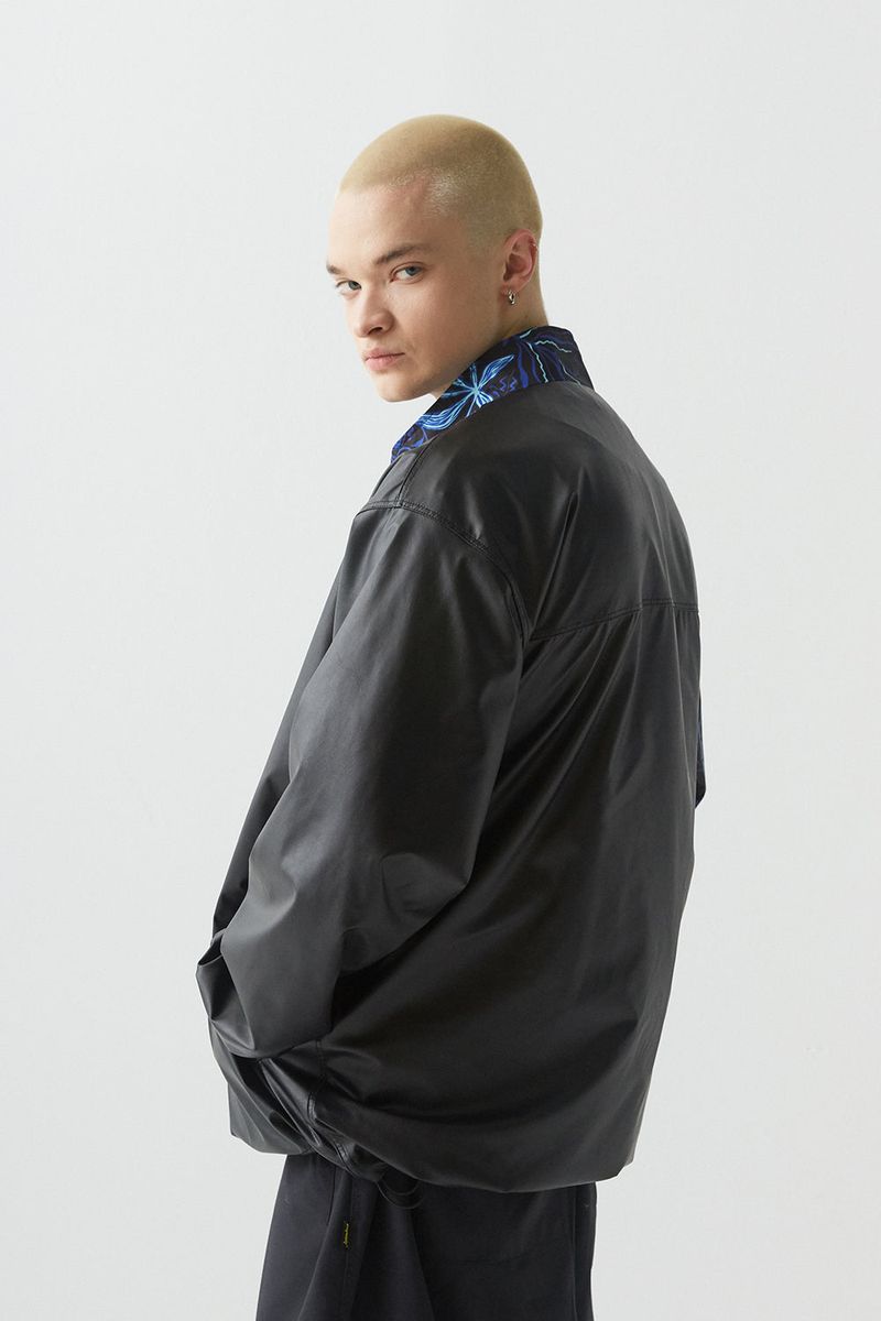 BSR2223FWJK062 J-BLUE FLOWER JACKET BLACK