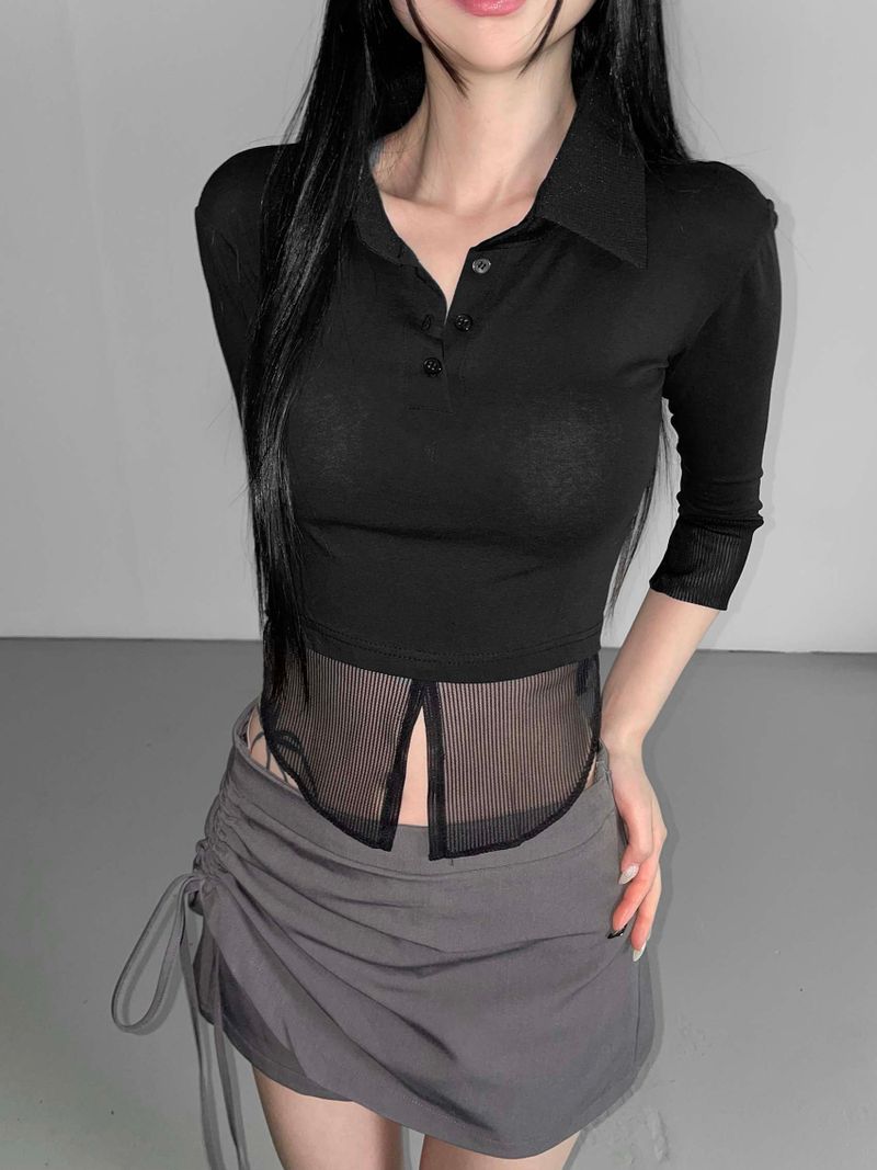 shirring formal skirts(2 color)