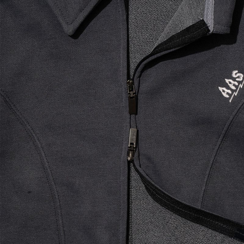 VANISH PIGMENT CROP ZIP-UP