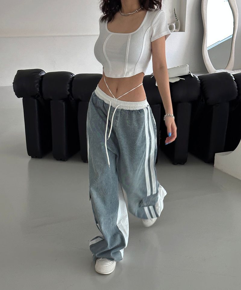 Denim Half Unissex Pants