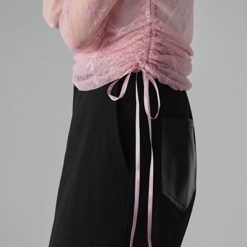 sheer ribbon tops