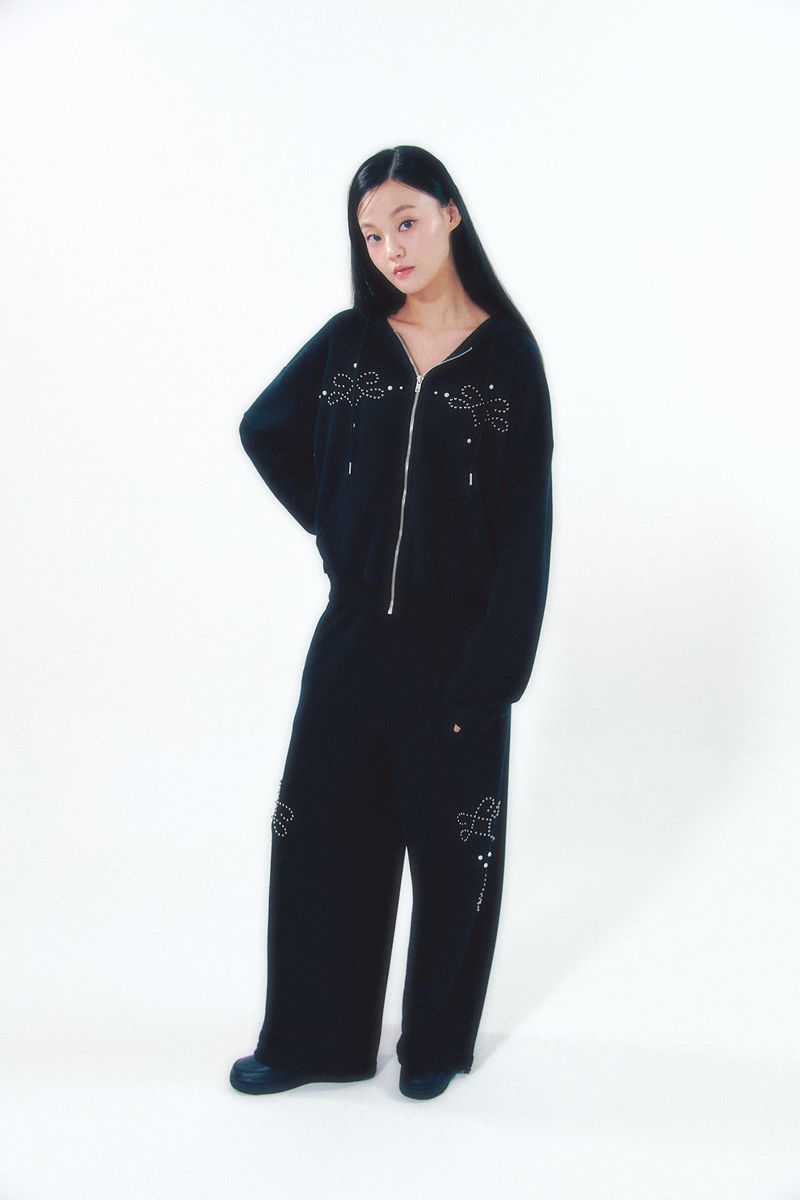 Pearl Track Pants Black