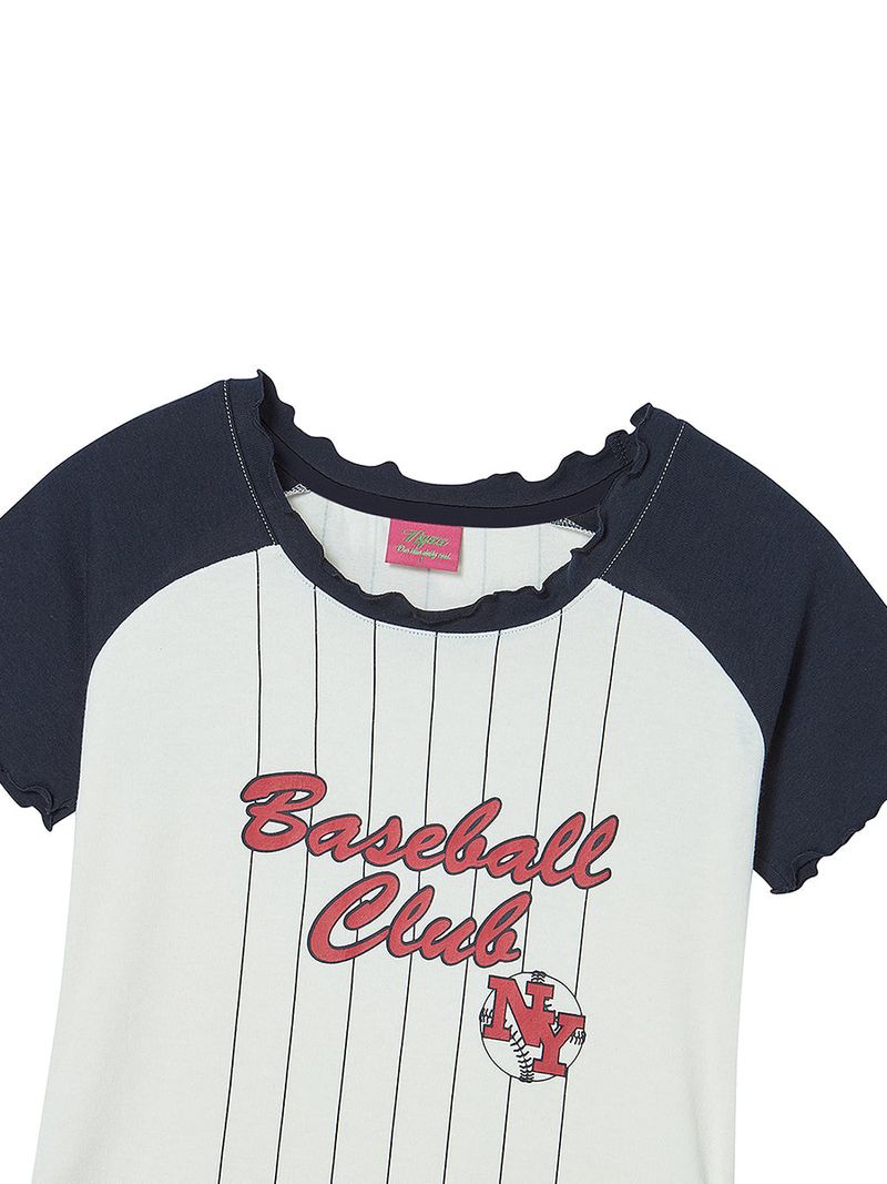 BASEBALL CLUB TEE NAVY
