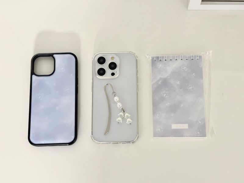 雪の花 スマホケース