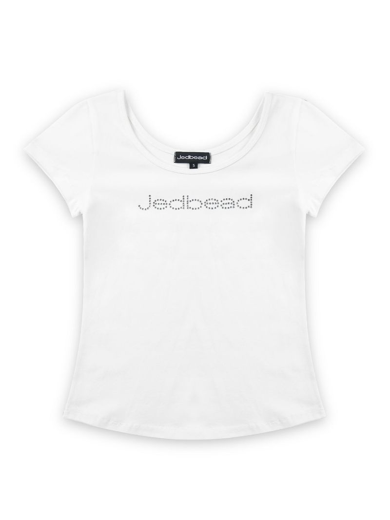 jedbead（ジェドビード）の「シティジュエリースクープTシャツ [White]（トップス）」