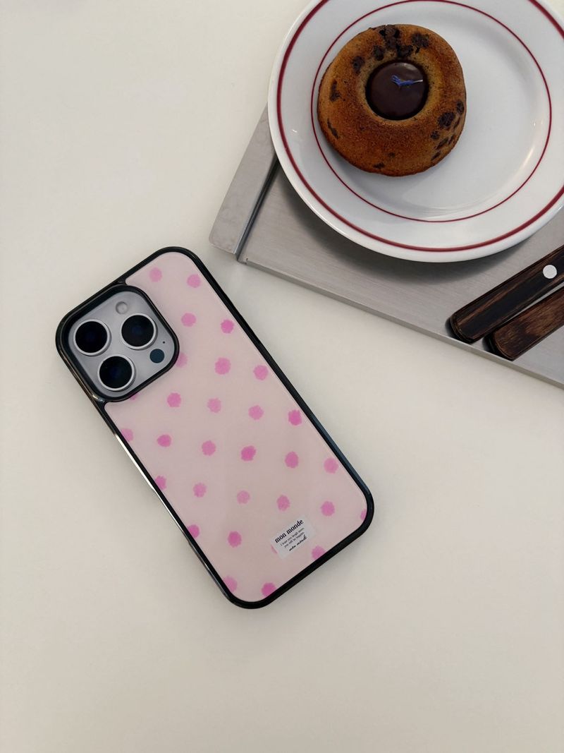 pink dot phone case