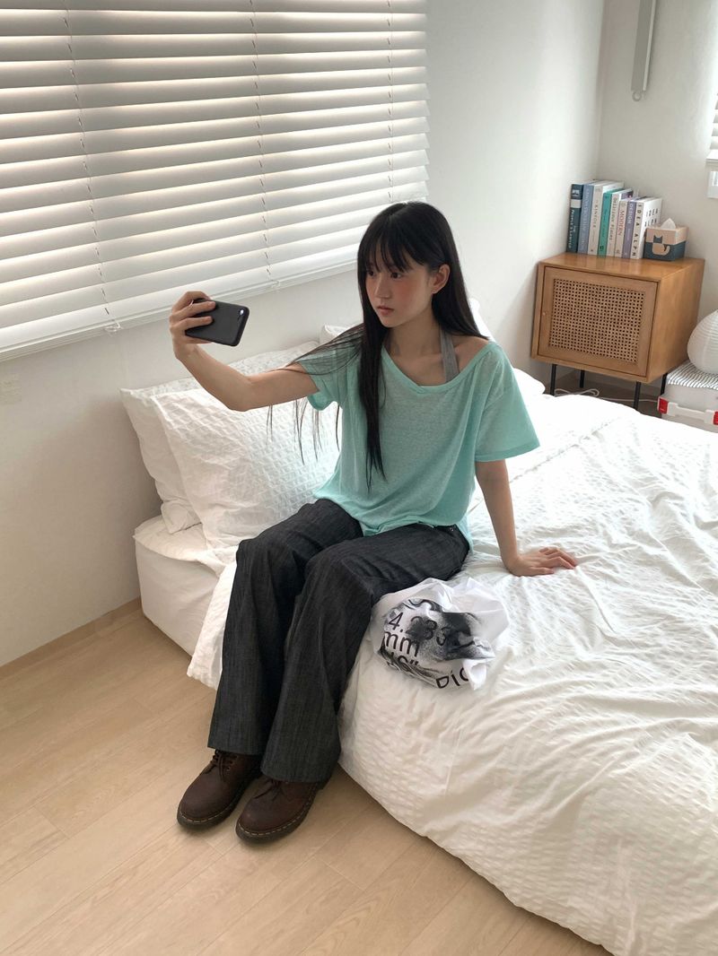 selvedge Bootcut Semi Low Denim (2 colors)