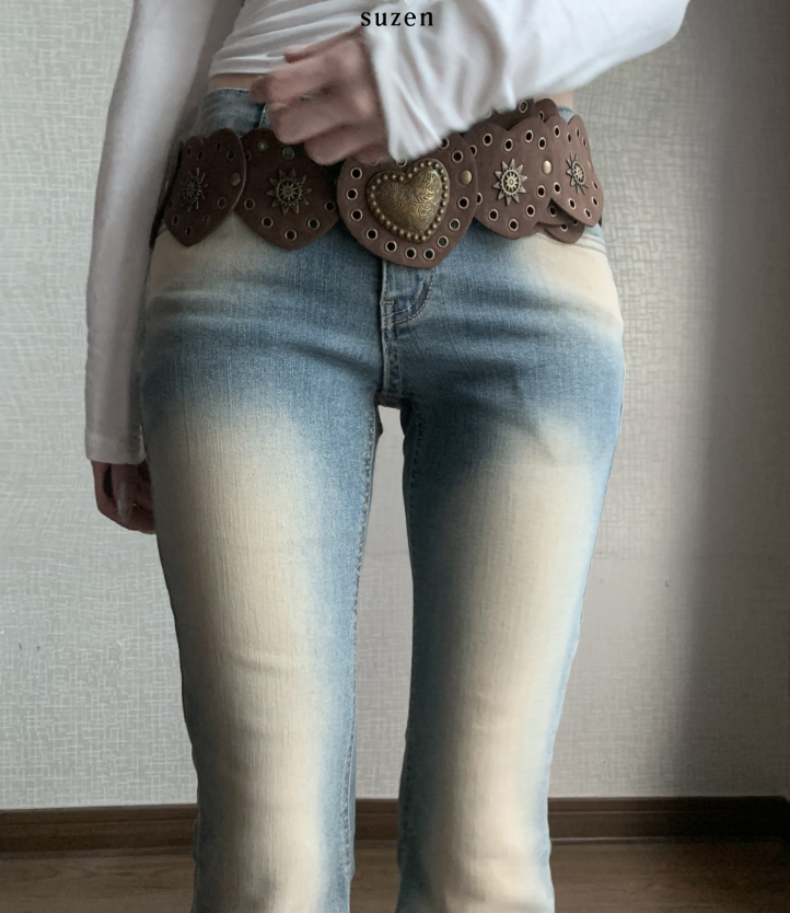Deuca Vintage Heart Belt