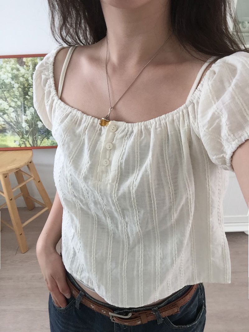 ricotta blouse (3color)