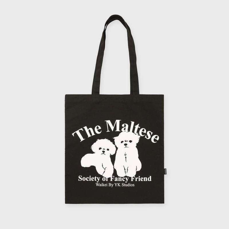 Maltese silhouette ecobag