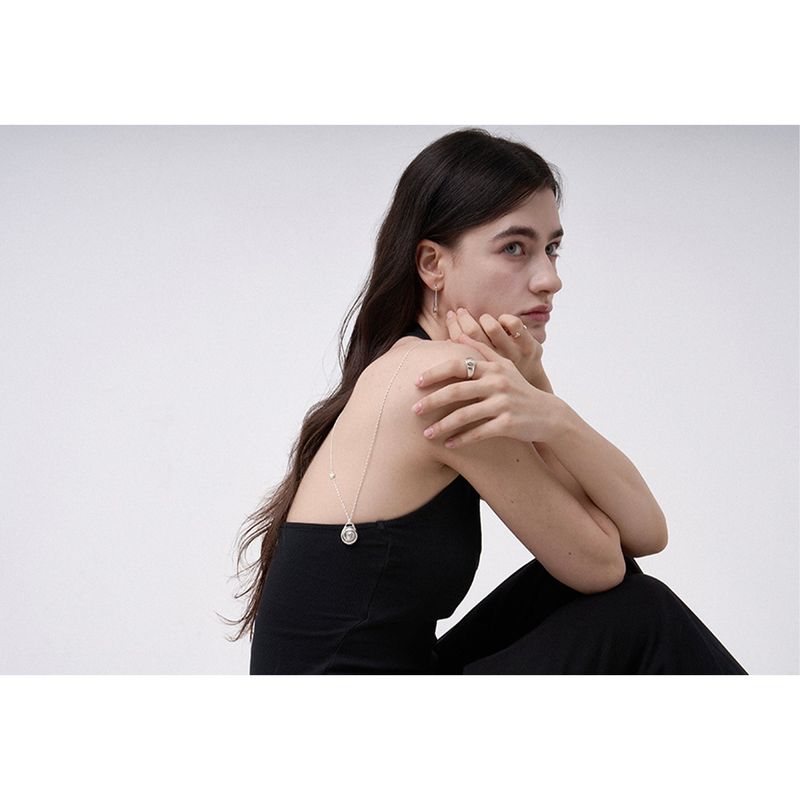 N.023/SHELL LONG CHAIN NECKLACE