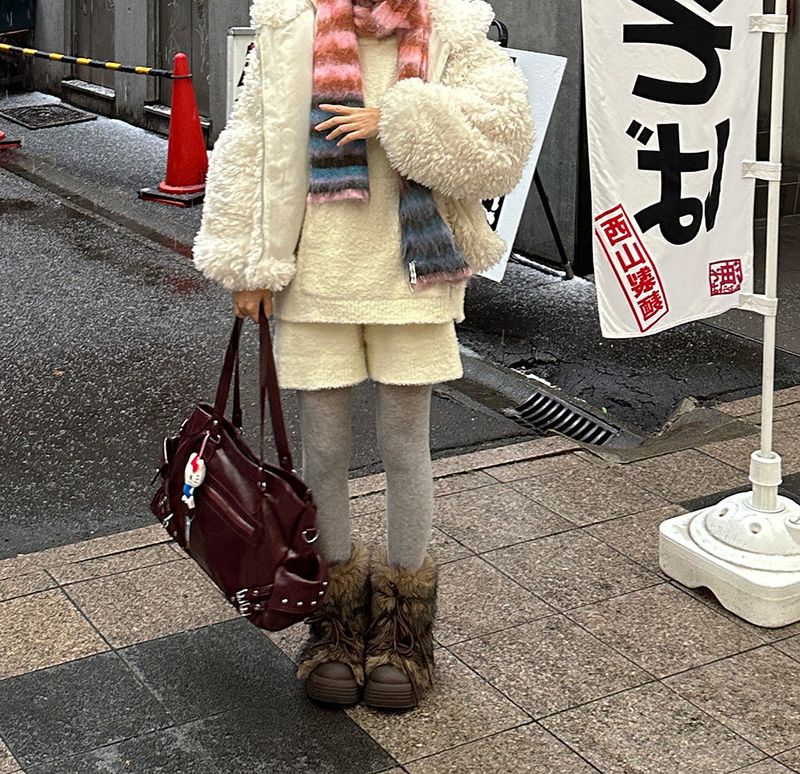 Candy Stripe Colorful muffler