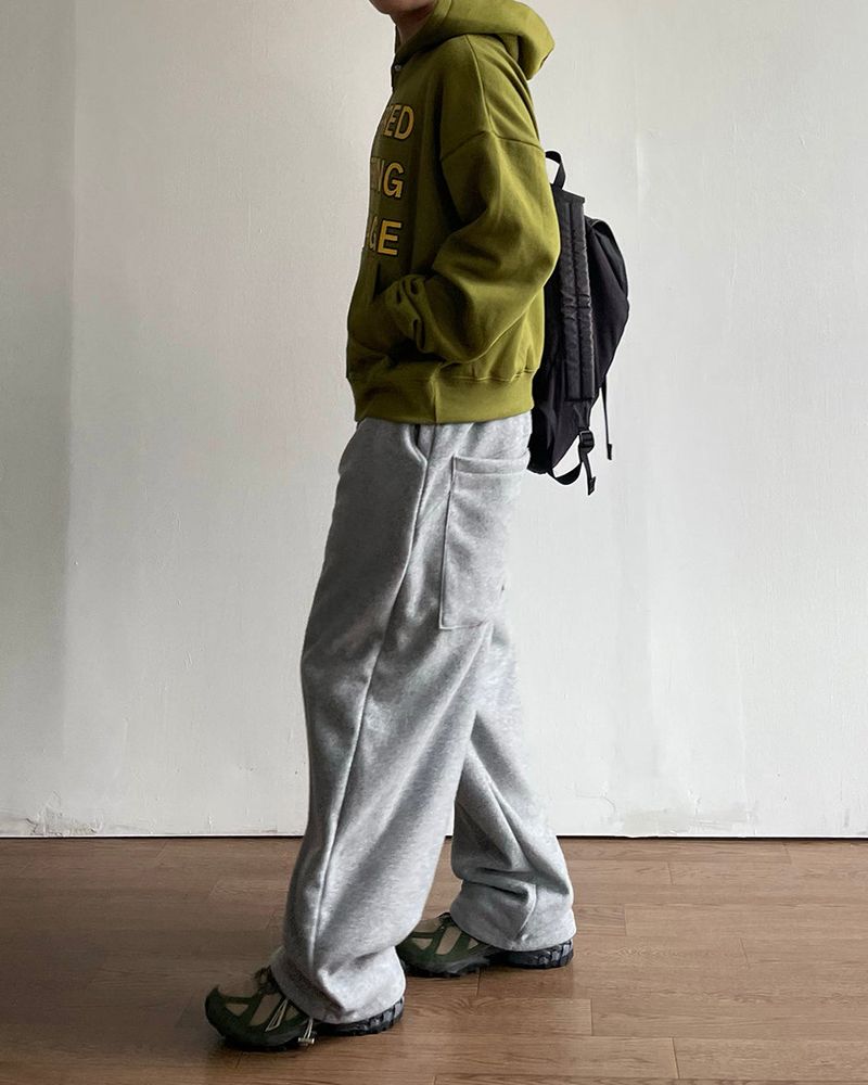 Near Embroidered Fleece Pants