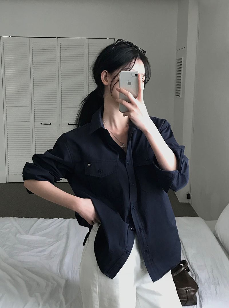 [MADE] Anton, pocket loose fit shirt