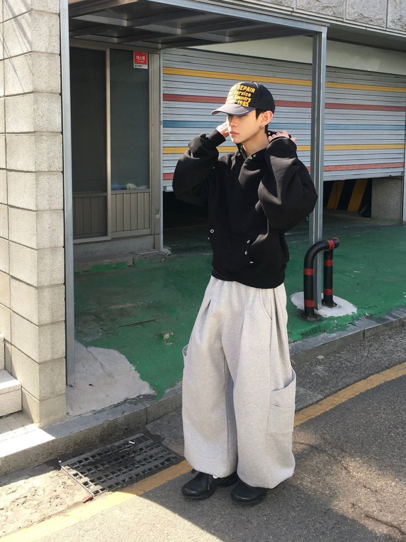 Noel Side Cargo Sweatpants 3C