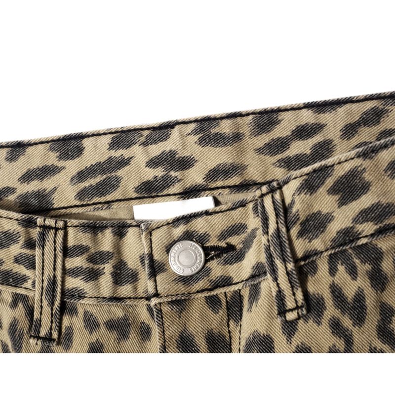 LB Leopard Carpenter Pants (Beige)