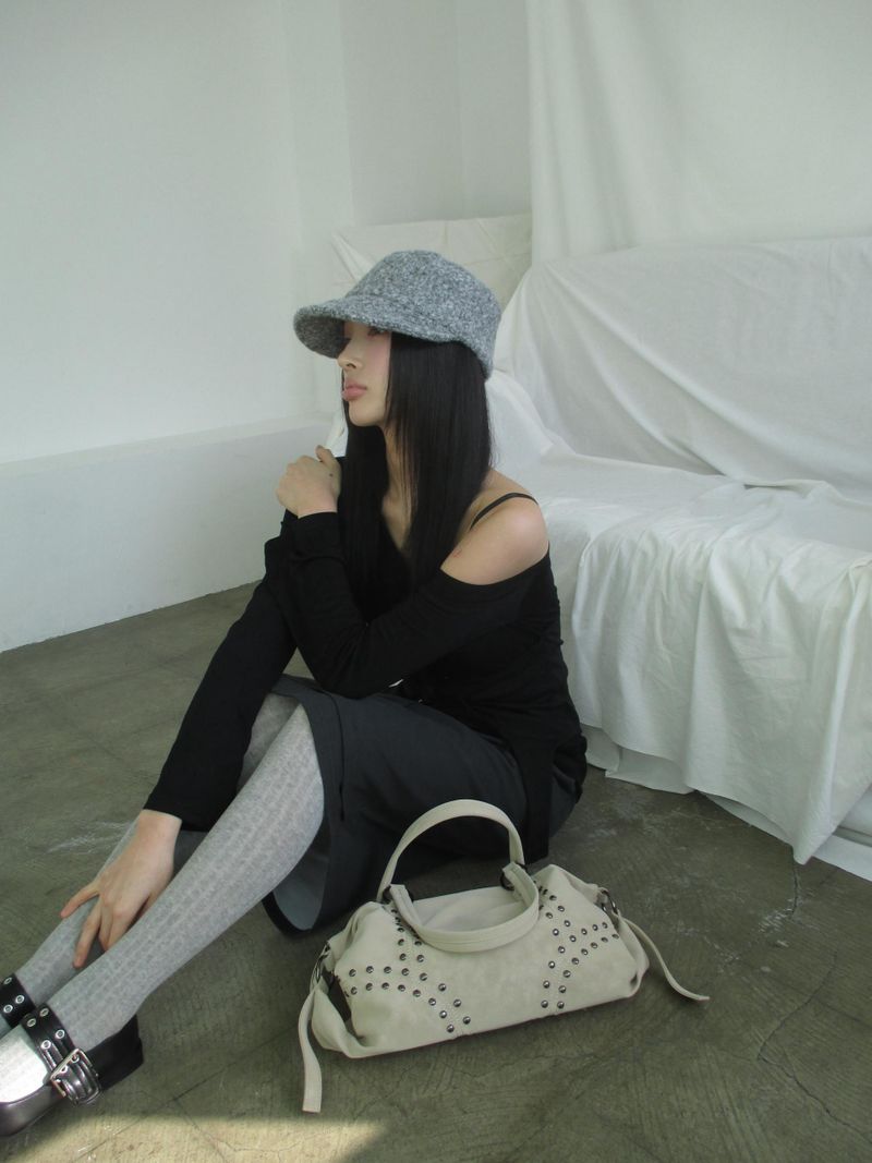 muse stud shoulder bag