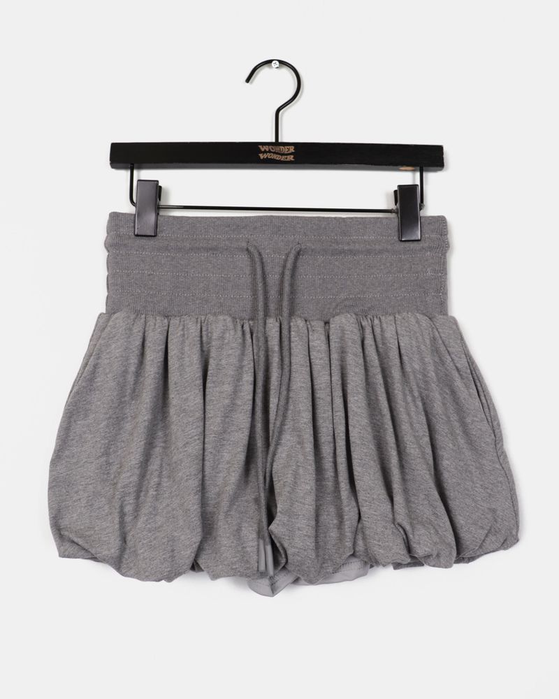 Kti Pumpkin Terry Mini Pants Skirt