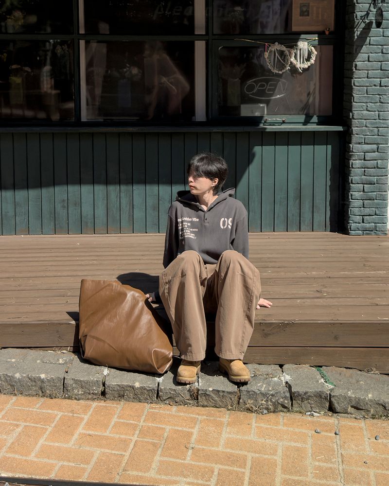 Rawden strap wide cargo pants