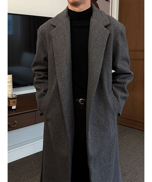 [F/W] Basic robe long coat(2color)