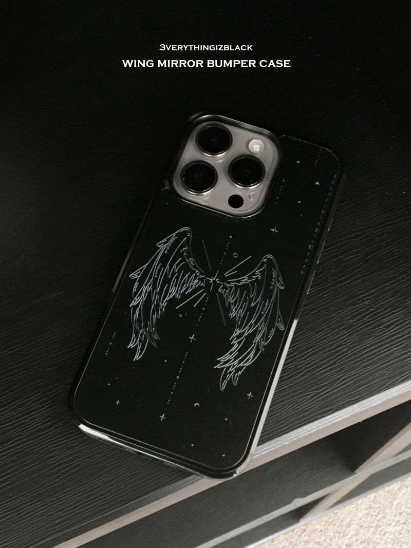 3verythingizblack（エブリティンイズブラック）の「ウィングミラーバンパーケース [ブラック]（スマホグッズ/小物）」
