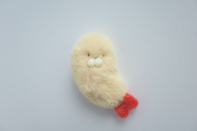 shrimp seal keyring
