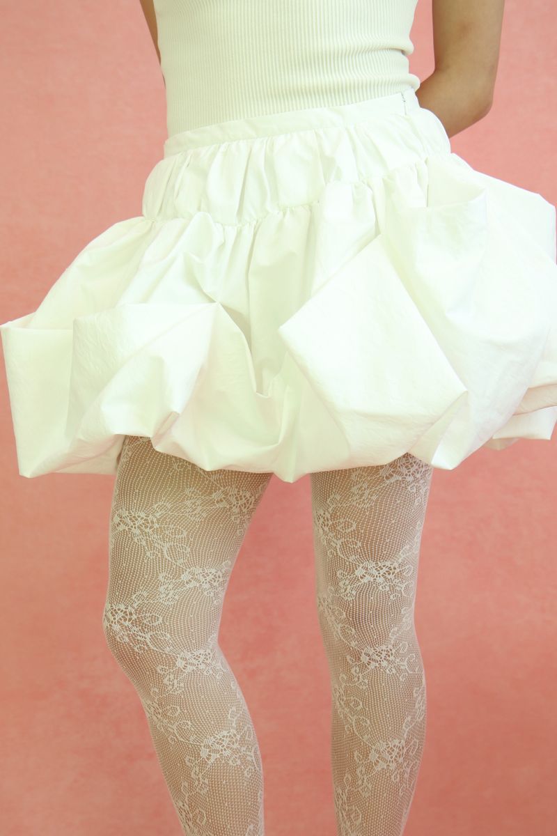 victorian lace tights (white)