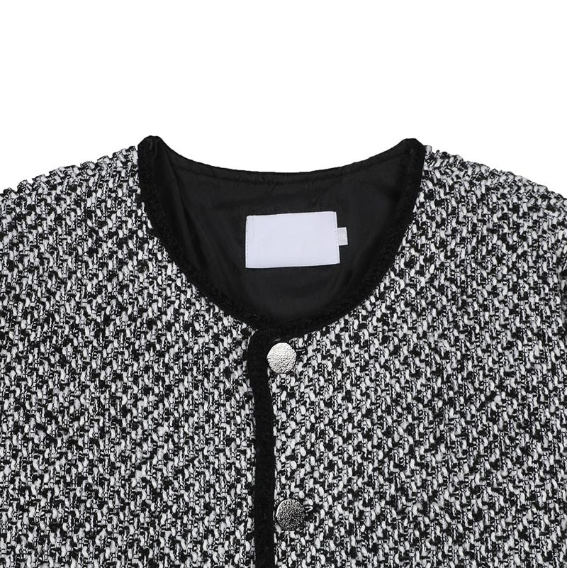 ASCLO Maison Tweed Crop Jacket (2color)