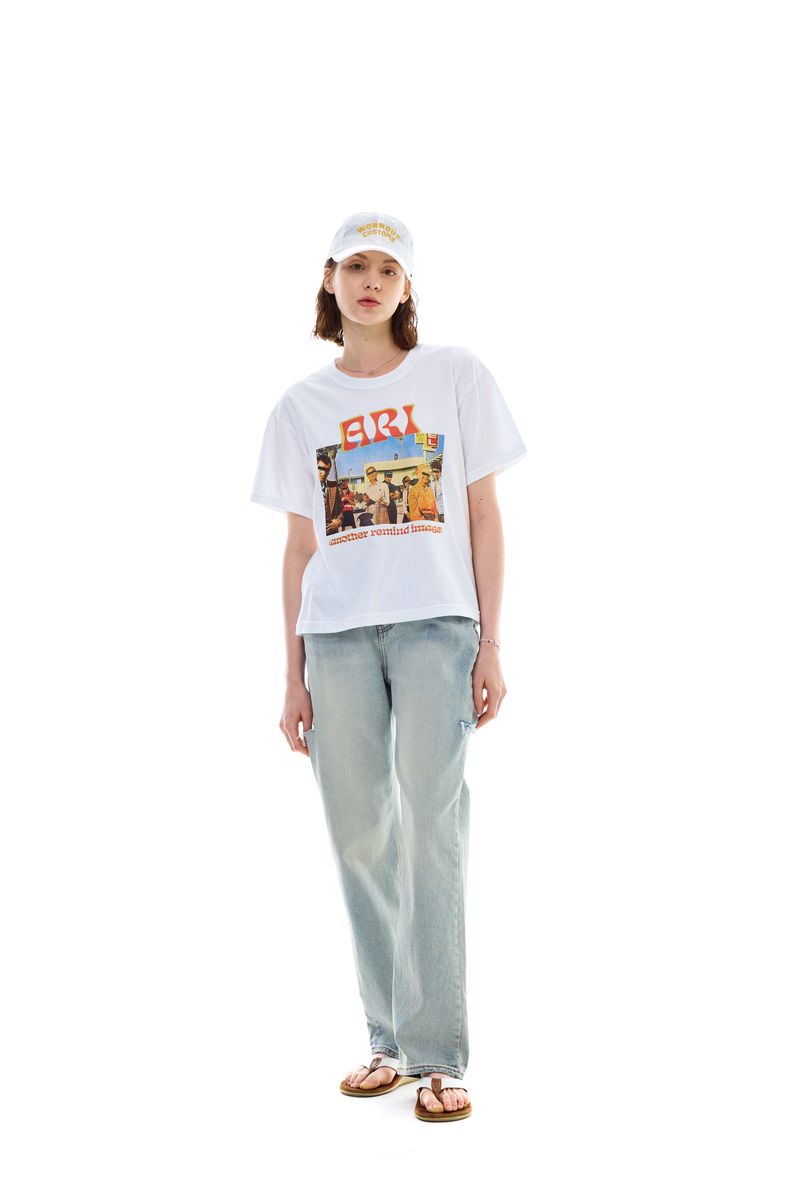 NAUGHTY PRINTING T-SHIRT
