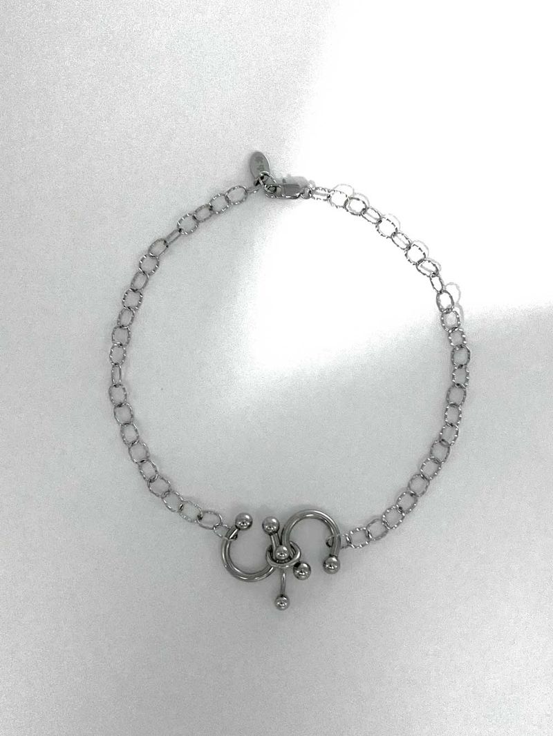 Mix piercing choker/necklace