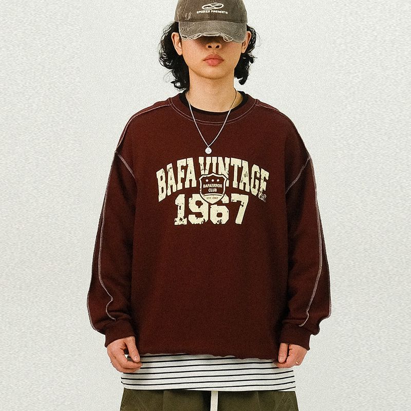SEMIKAJI（セミカジ）の「LA Vintage Stitch Sweatshirts（Tops）」