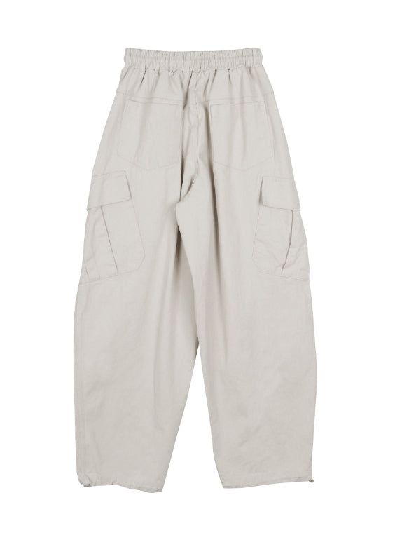 Hedy Curved Cargo Cotton Pants