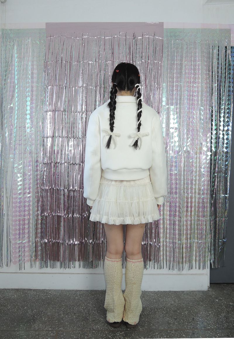 KITTY WOOL TATTOO JUMPER _WHITE