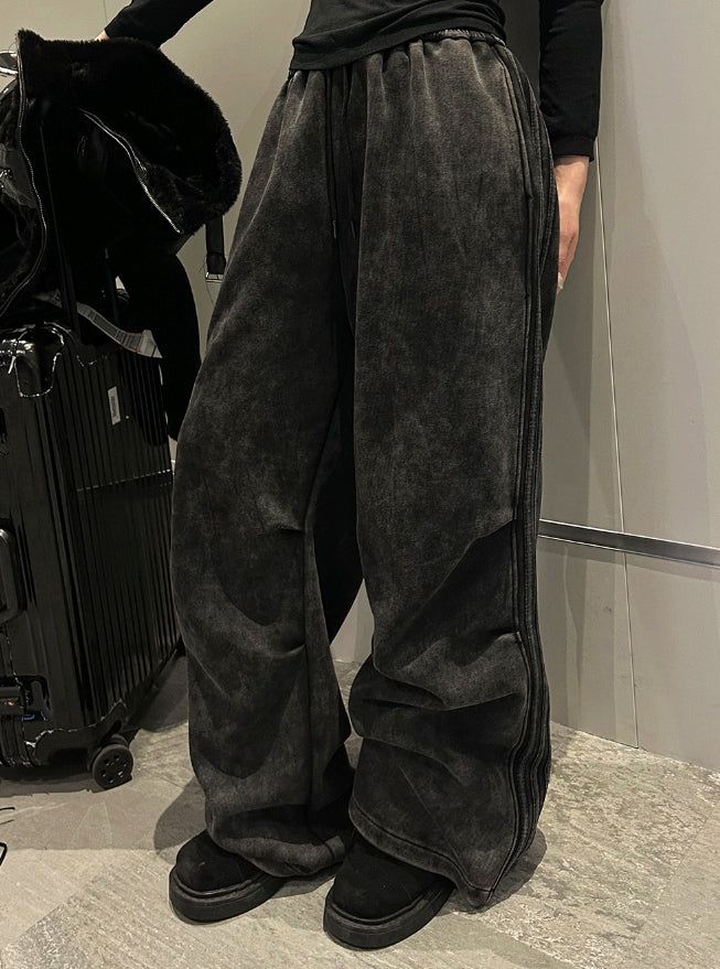 hatsukoshi（ハツコシ）の「Vintage Washing Triple Line Wide Pants（Pants）」