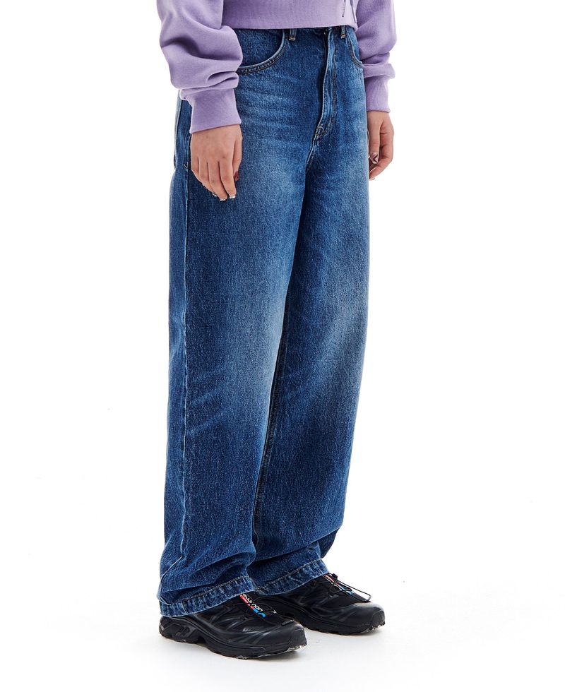 RED MOSS LOGO DENIM PANTS (BLUE)