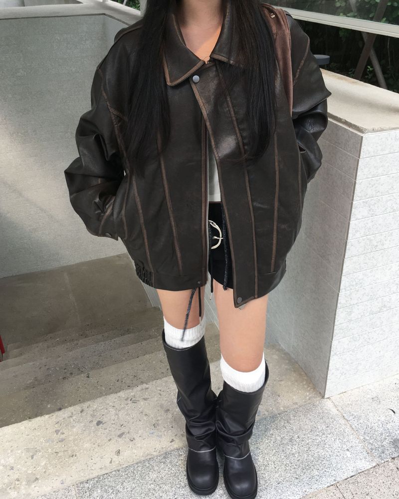 Vintage fold warmer boots
