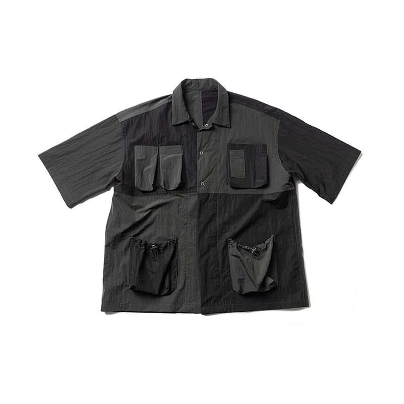 LIPSTACK POCKET OVERSIZED SHORT SHIRTS