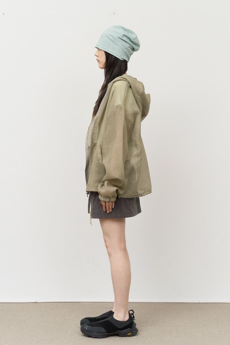 Noka Mesh Hooded Zip Up