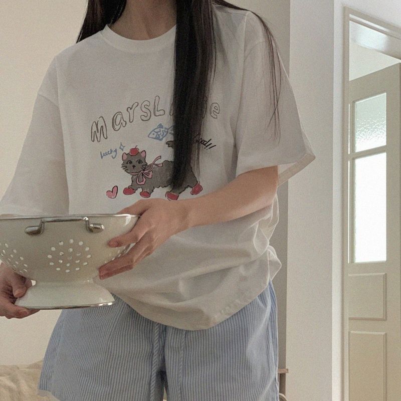 natural mind（ナチュラル マインド）の「Maslani Box Short Sleeve T-shirt（Tops）」