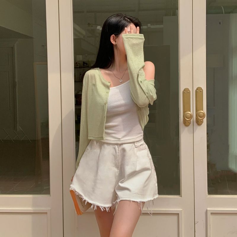 [Bellide made] Beginning Summer Cropped Cardigan