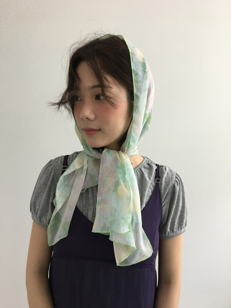 Misty Bloom scarf (2color)
