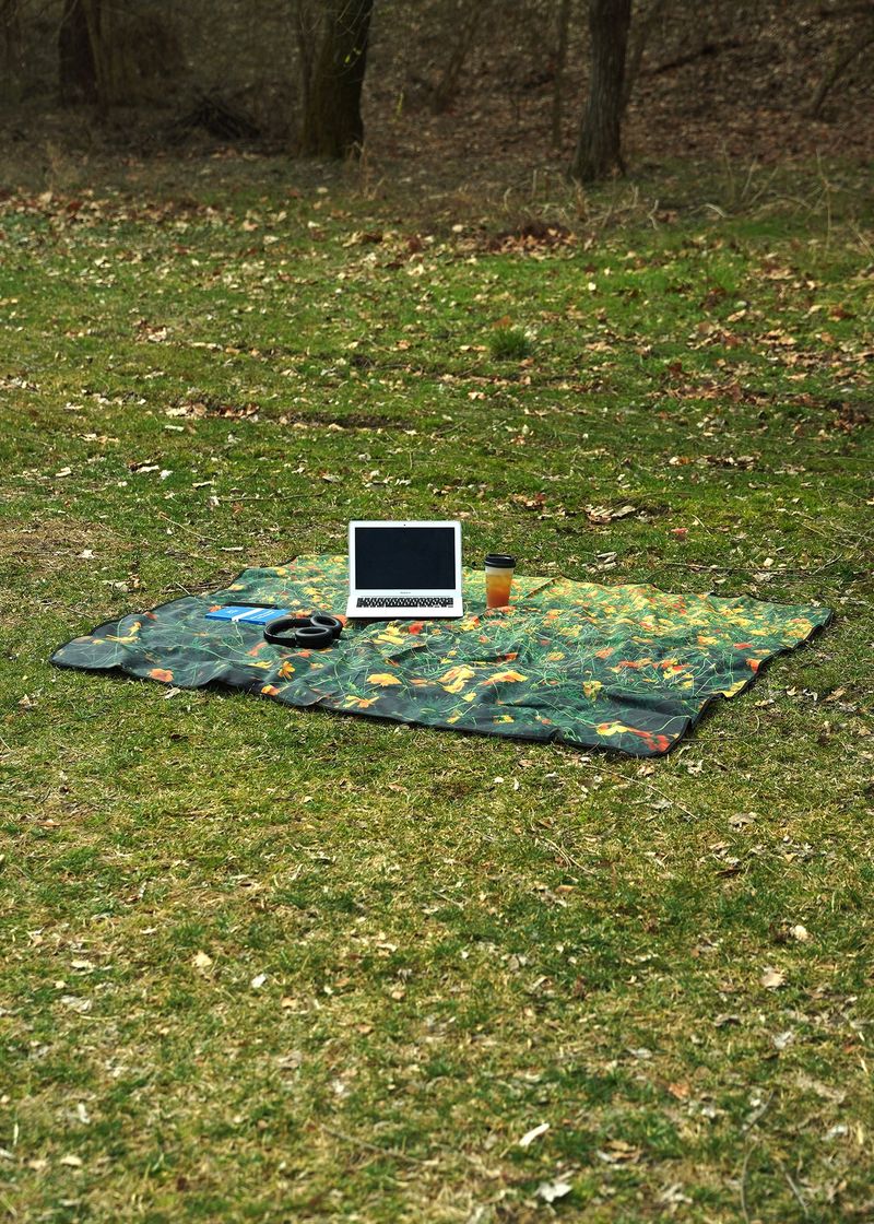 wild flower picnic mat