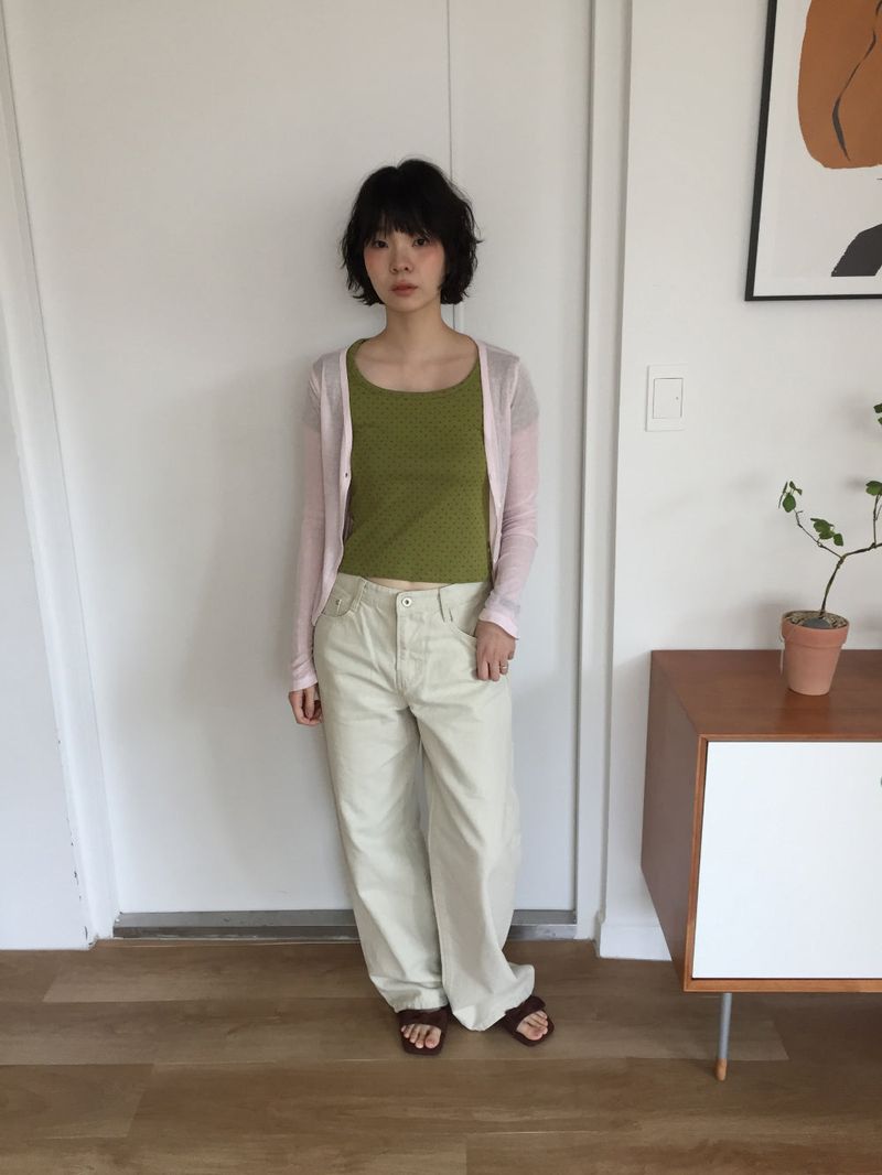 Petal Sheer Cardigan (2color)