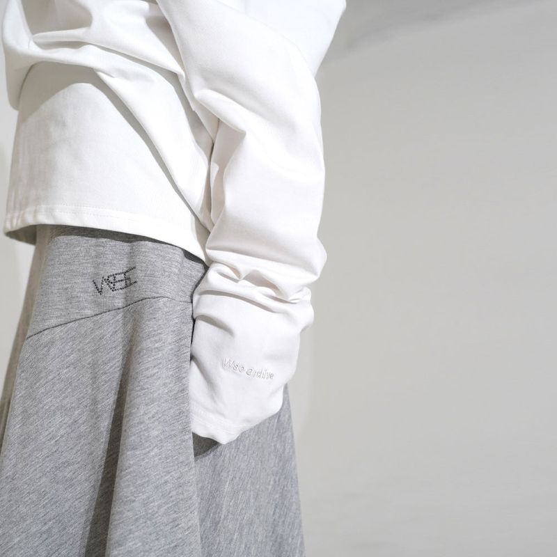 Recycle one- shoulder Tee 002