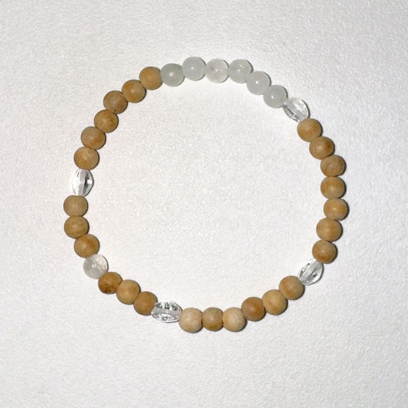 OMUMU（オムム）の「warm woodball bracelet (white)（Accessories）」