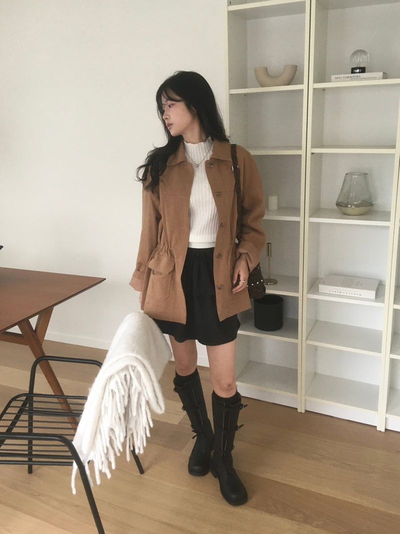 biscuit cotton jacket