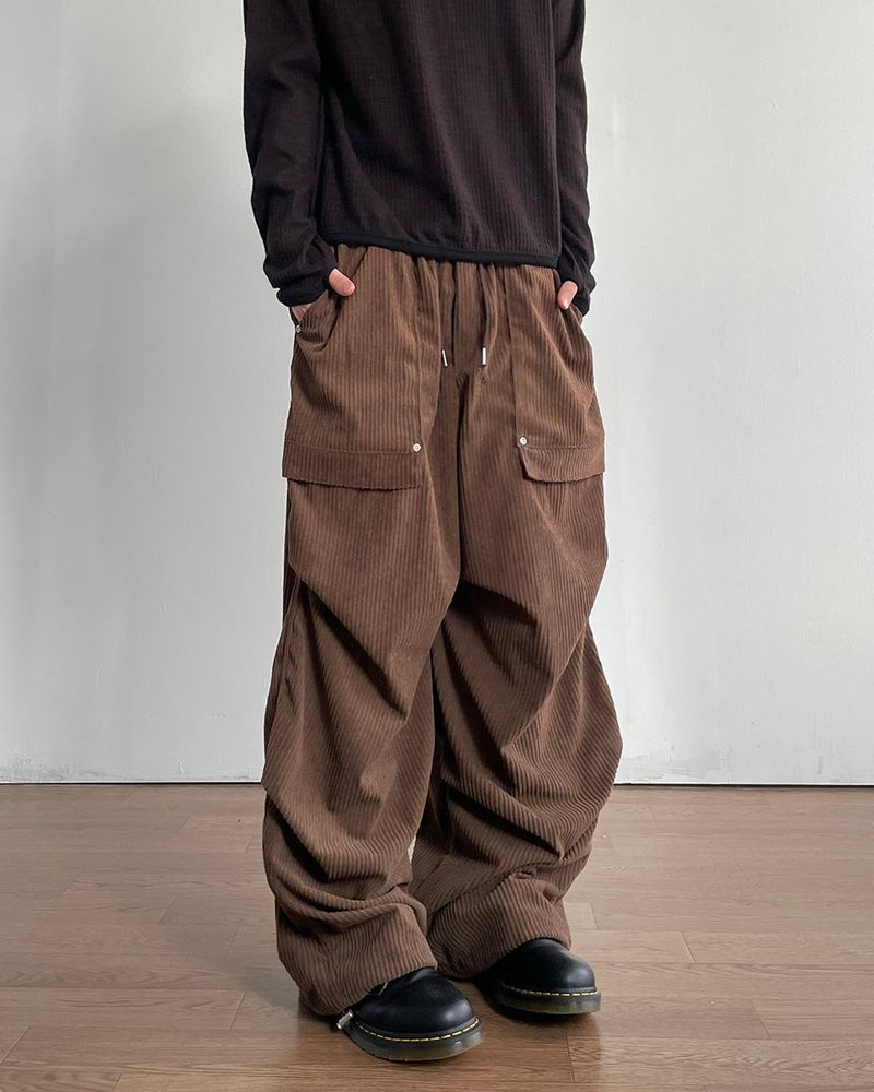 Crip Rivet Corduroy Pants